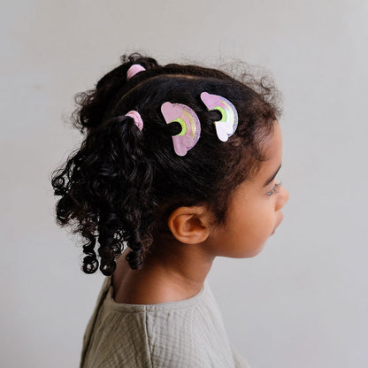 Mimi &amp; Lula 2 Hair Clips, Rainbow My Little Unicorn