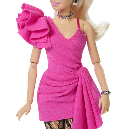 Barbie Deluxe Style Doll with Pink and Black Tights