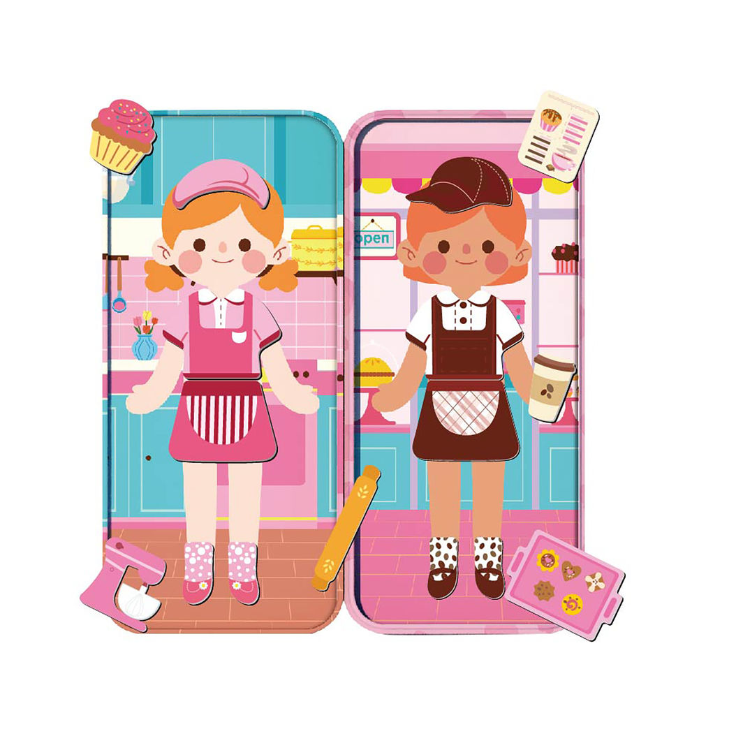 mierEdu Magnetic Travel Set, Pastry Shop
