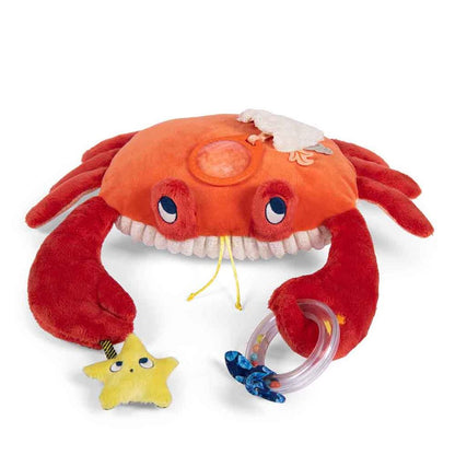 Moulin Roty Activity Plush Toy, Crab – 34 cm