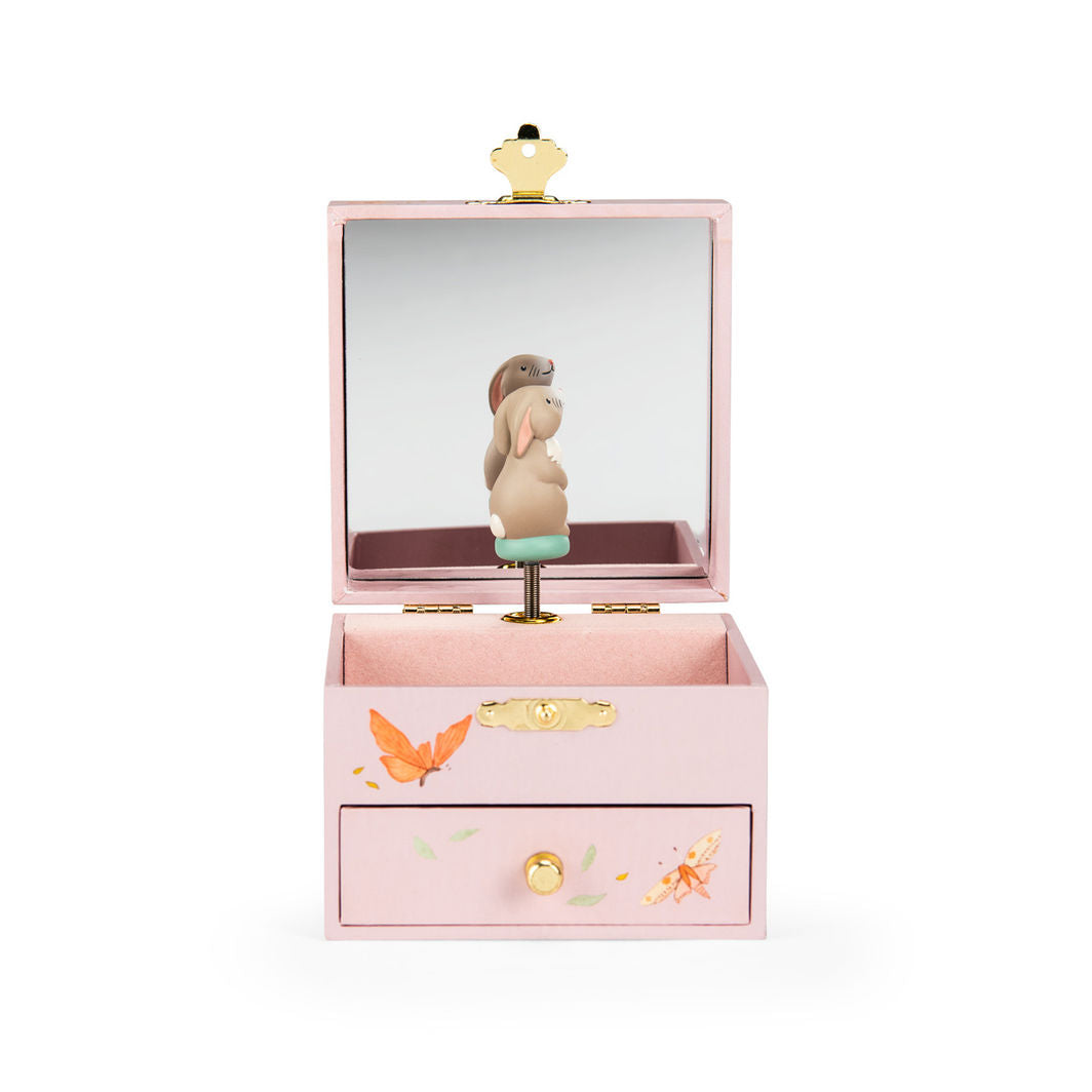 Moulin Roty Jewelry Box with Music, Les Rosalies