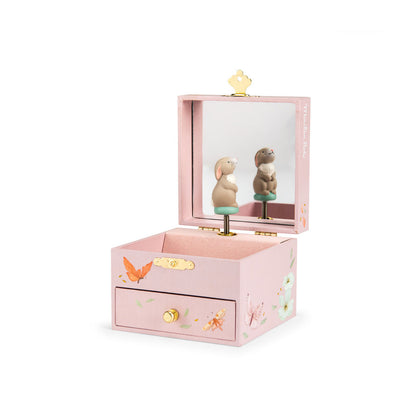 Moulin Roty Jewelry Box with Music, Les Rosalies