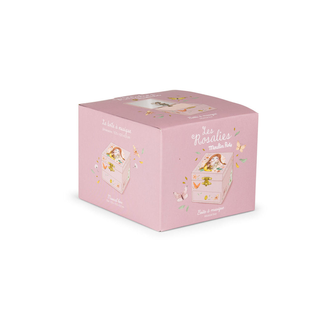Moulin Roty Jewelry Box with Music, Les Rosalies