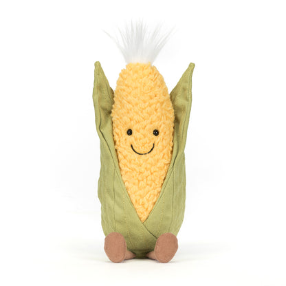 Jellycat bamse, Amuseables Sweetcorn - 27 cm