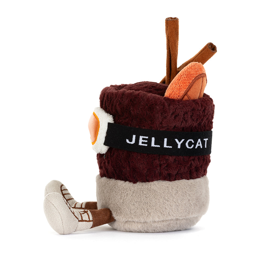 Jellycat plush toy, Amuseables Mulled Spiced Drink - 17 cm