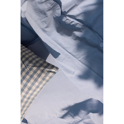 Studio Feder Adult Bedding, Organic Percale - Milk Stripe
