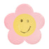 Meri Meri Paptallerkener, Happy face flowers - 8 stk.
