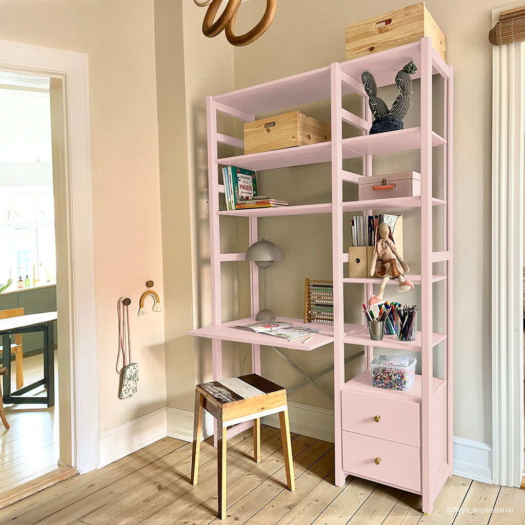 By Aulum Astrup Shelving Unit with Desk, Various Sizes - Blush