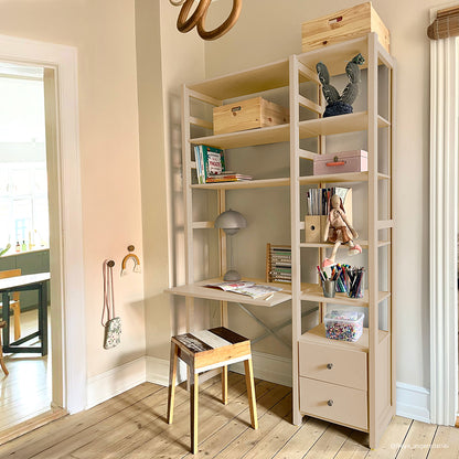 By Aulum Astrup Ladder Shelf with Desk, Multiple Sizes - Sand