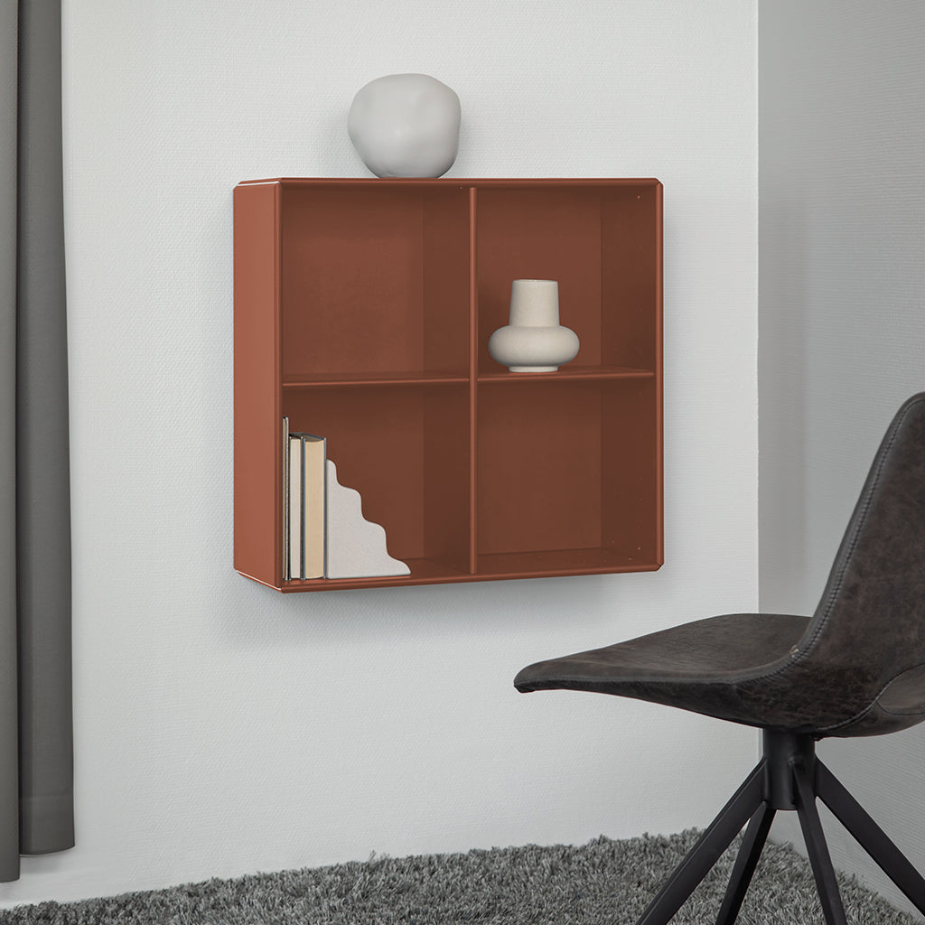 By Aulum Atlanta Wall Shelf, Depth 23 or 33 cm - Rusty