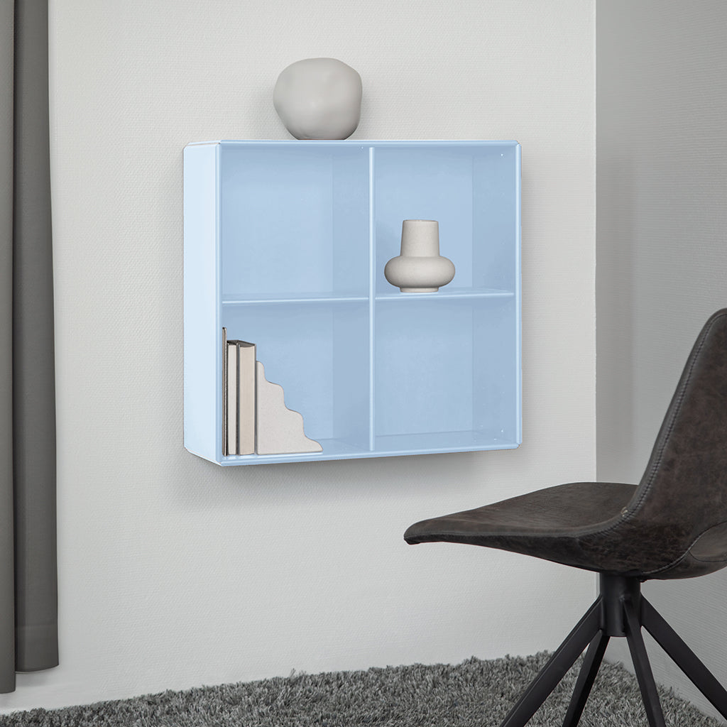 By Aulum Atlanta Wall Shelf, Depth 23 or 33 cm - Himalayan Blue