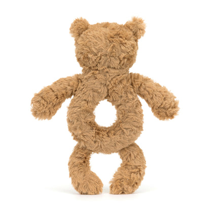 Baby Jellycat ring rangle, Bartholomew bjørn - 15 cm