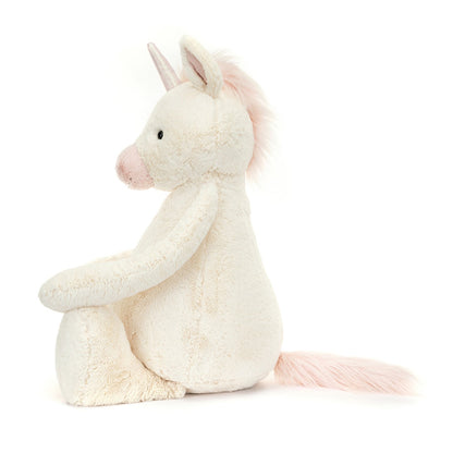 Jellycat Plush Toy, Bashful Unicorn, Extra Large Unicorn - 108 cm