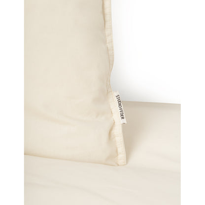 Studio Feder Adult Bedding, Organic Percale - Ivory