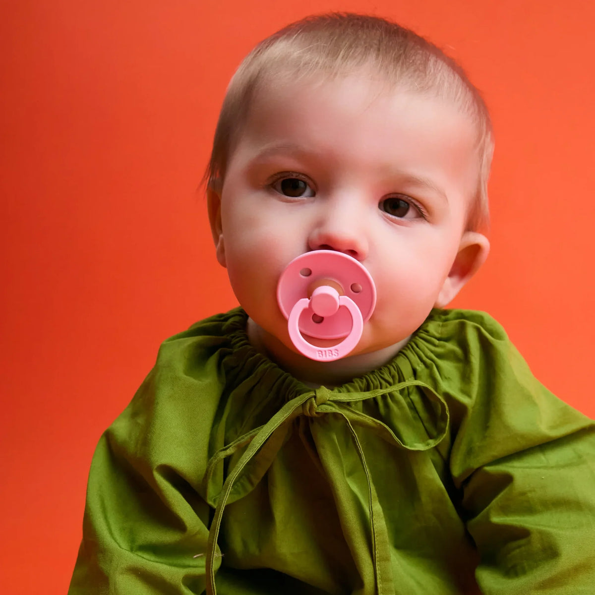 Bibs sutter i naturgummi, str. 1, 2-pak - Petal/Baby pink