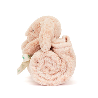 Baby Jellycat tæppe, Bashful kanin, blush - 56 cm