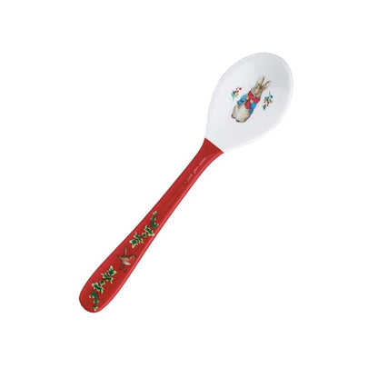 Petit Jour Paris Spoon, Peter Rabbit Christmas - Red