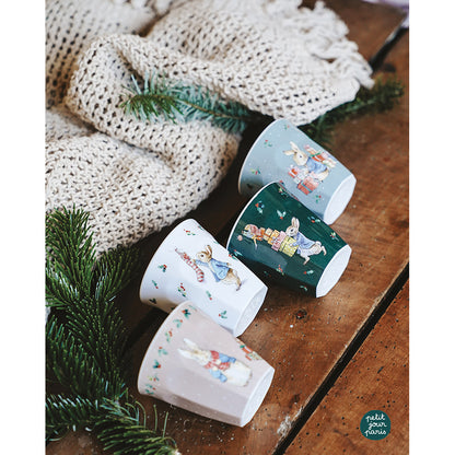 Petit Jour Paris, Peter Rabbit Cup, Christmas - Snowman