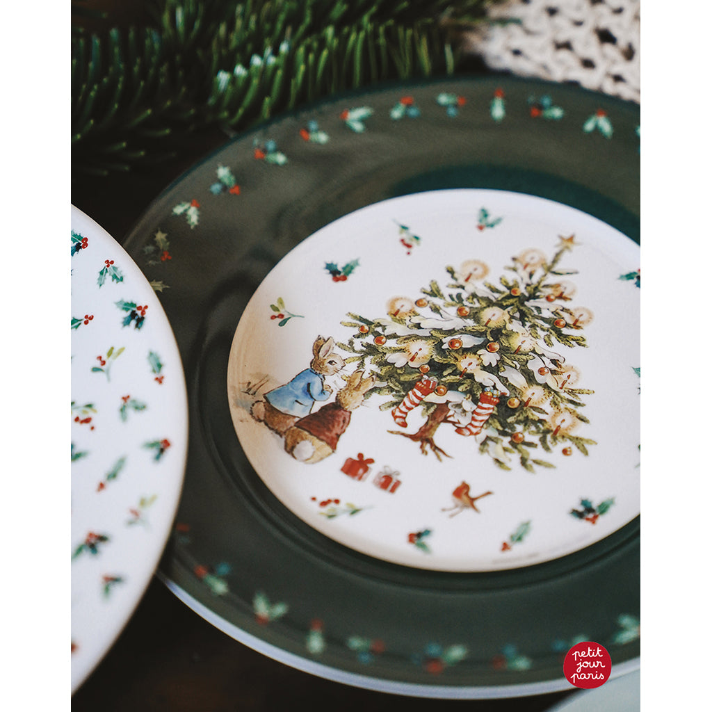 Petit Jour Paris, Peter Rabbit Flat Plate, Christmas Tree