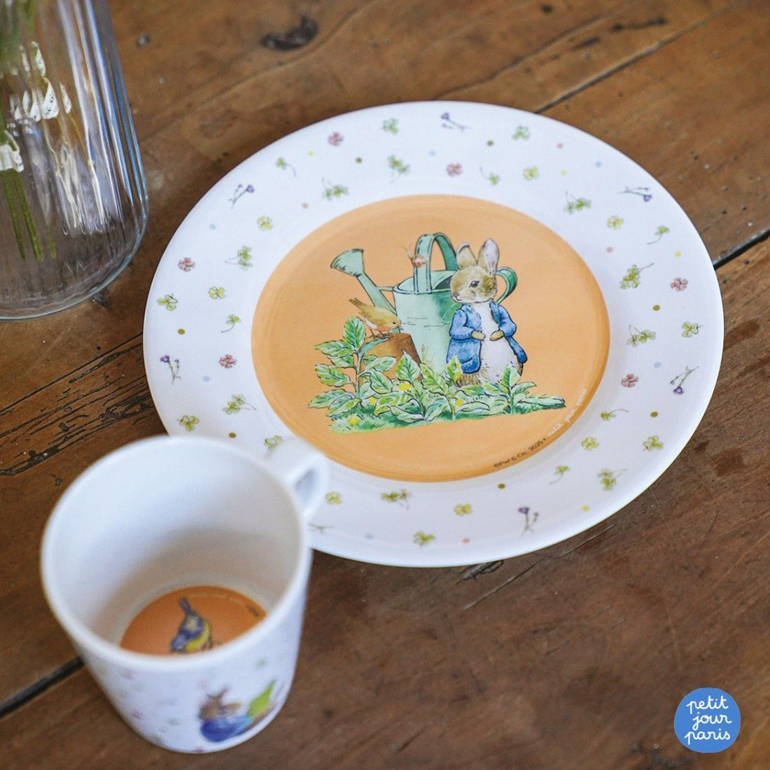 Petit Jour Paris, Peter Kanin Flat Plate – Watering Can Motif