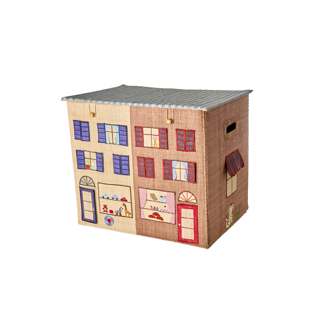 Rice Storage Basket House, Foldable, Size XL – Paris Theme