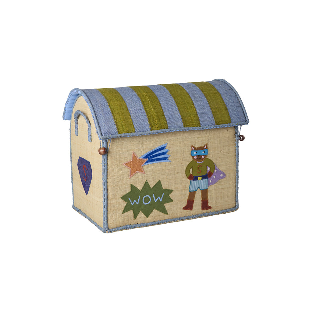 Rice kurvehus til opbevaring, Natur - Hero Theme blue