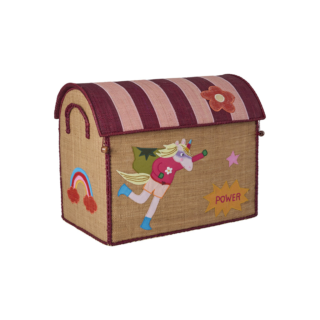 Rice kurvehus til opbevaring, Natur - Hero Theme pink