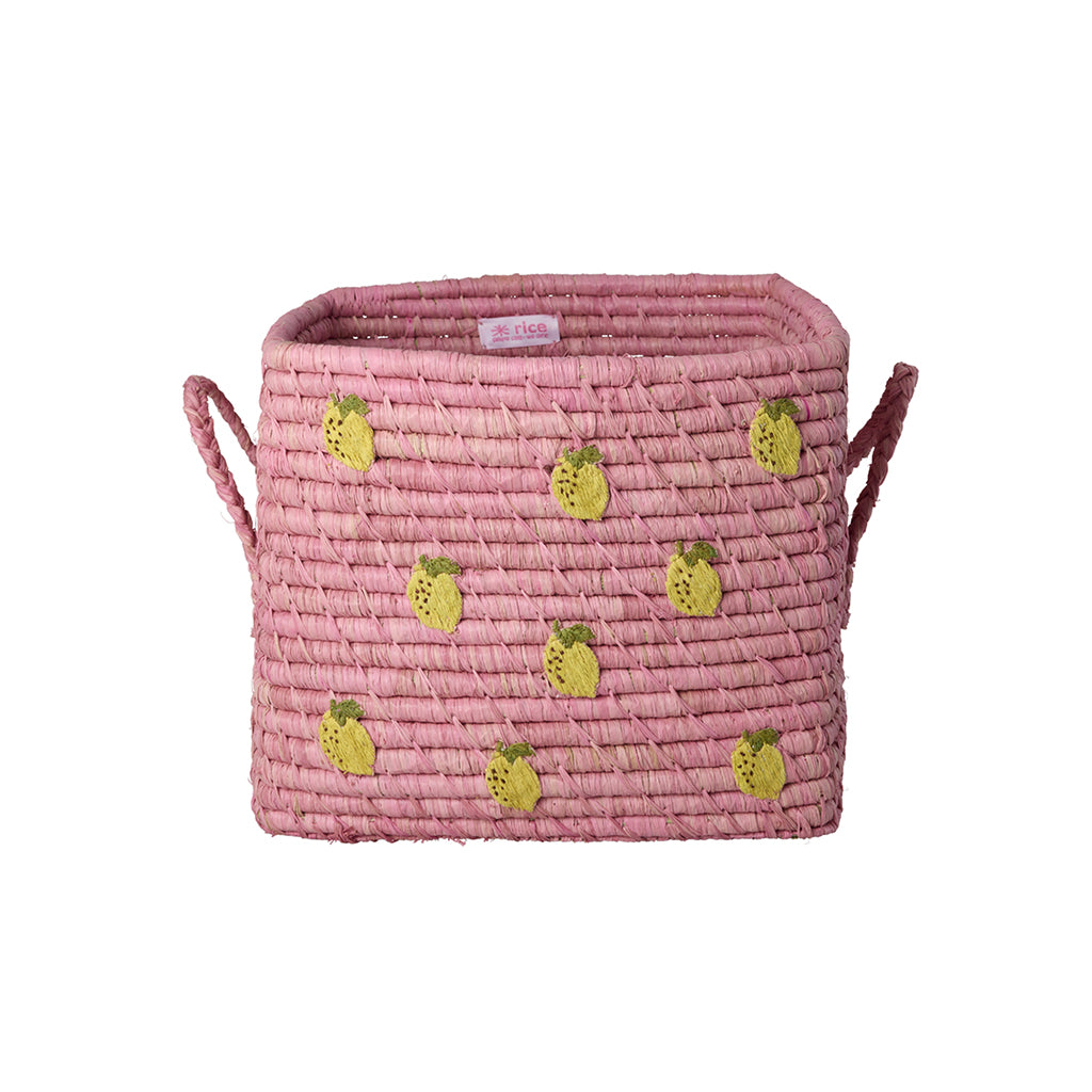 Rice kurv m citroner, Rose