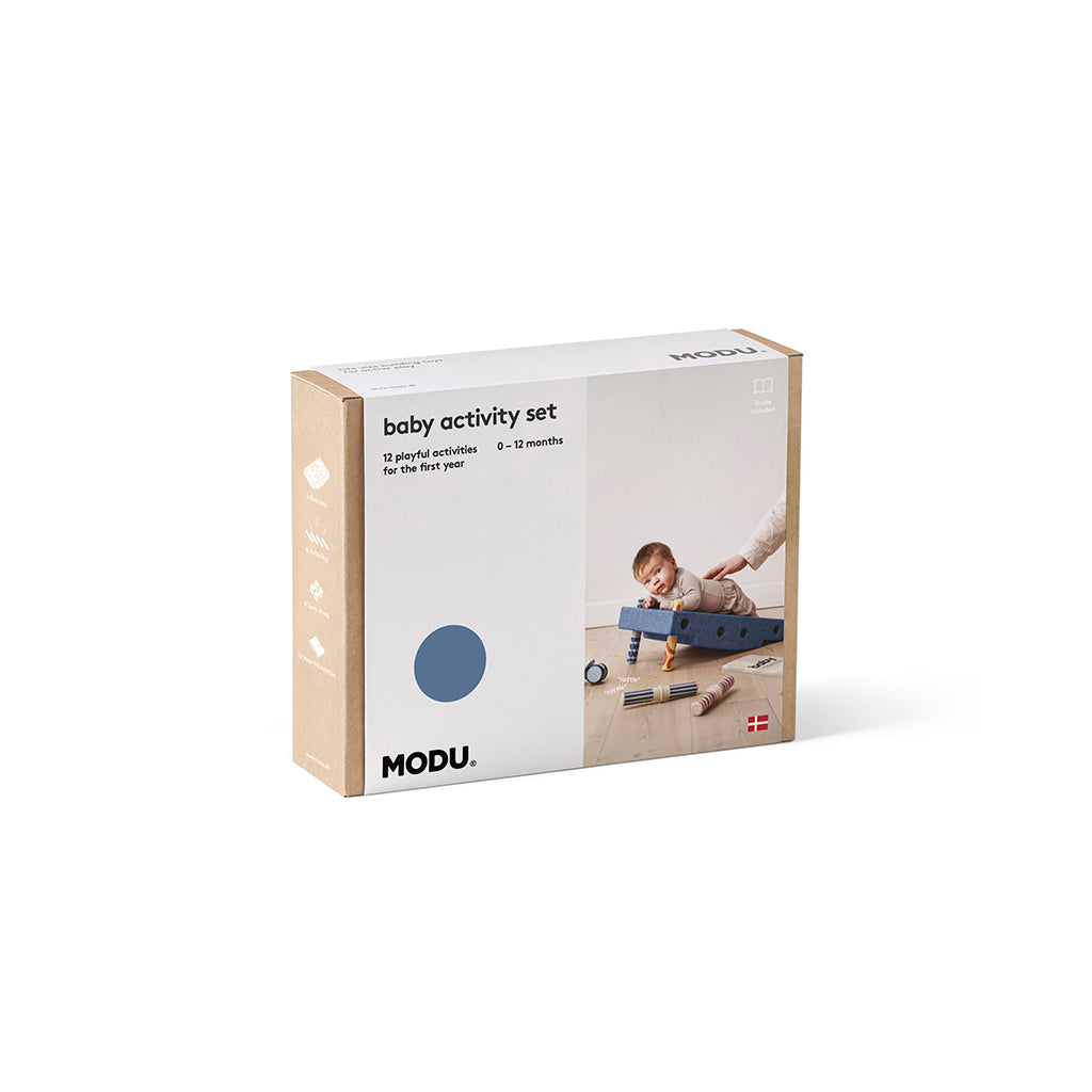 Modu Baby Motor Skills Set, Deep Blue/Sky Blue