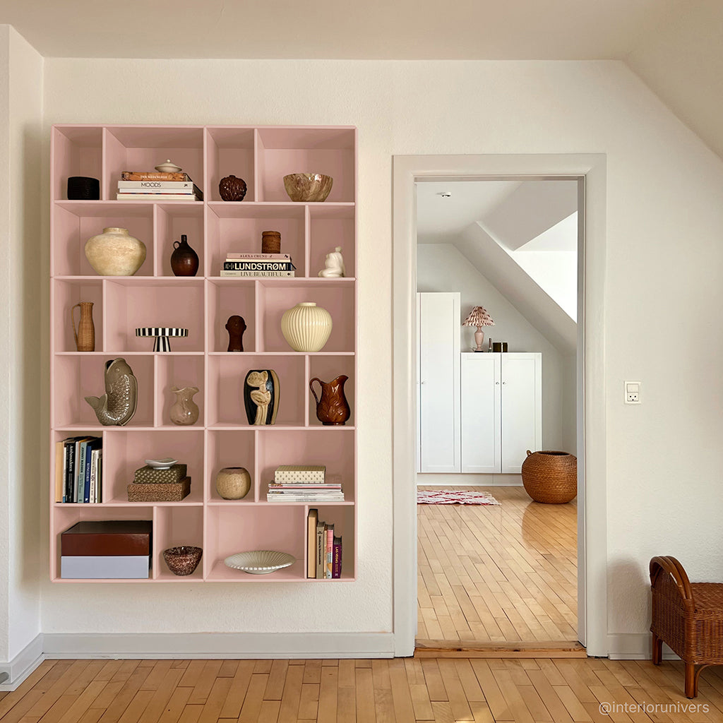 By Aulum Brooklyn Wall Shelf, 117x177 cm - Blush