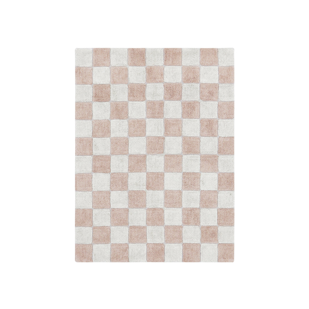 Lorena Canals Washable Rug, Tiles Rose - Various Sizes