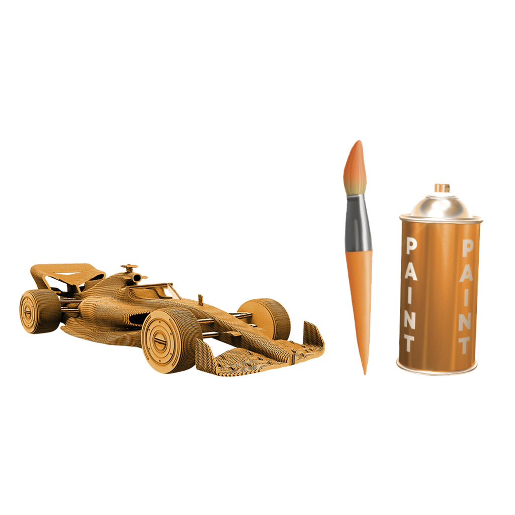 Cartonic 3D Puzzle, DIY Paper Artwork - Race Car