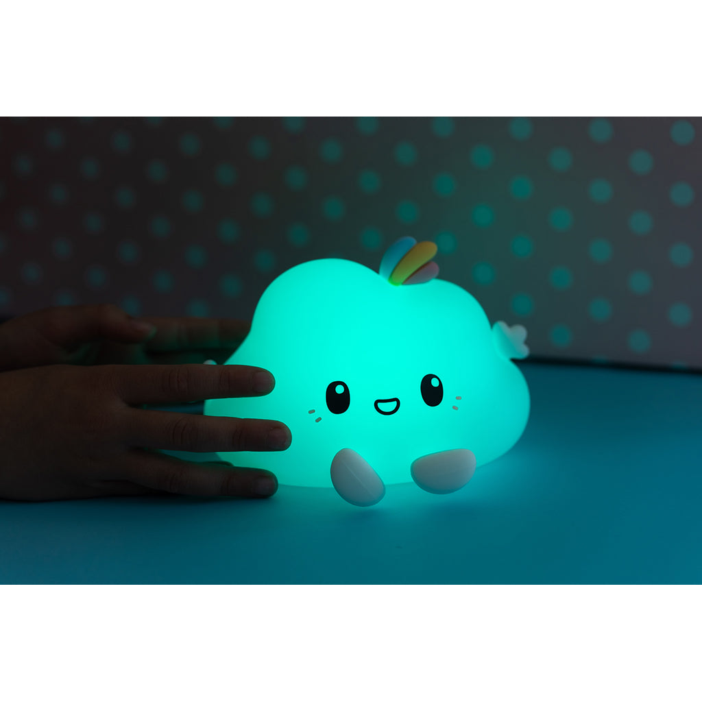 Little L. LED Night Lamp with Remote Control and Multiple Light Settings - Noa Sky