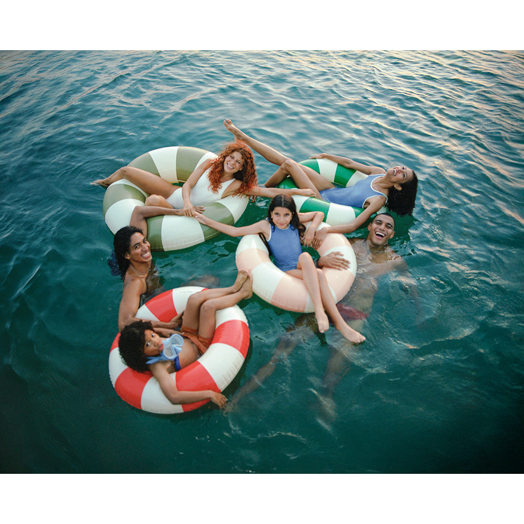 Petites Pommes, Swim Ring, Celine Warm Grey, Ø: 120 cm - Ages 12+