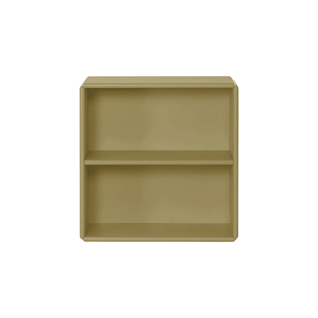 By Aulum Charlotte Wall Rack with Shelf 40x40 cm, Olive