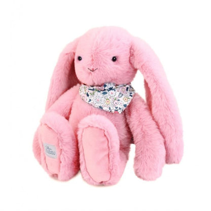 Doudou et Compagnie Blomsterkanin, rosa - 35 cm