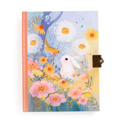 Djeco Lovely Paper, Secret Diary with Code Lock and Invisible Ink Pen – Kendra