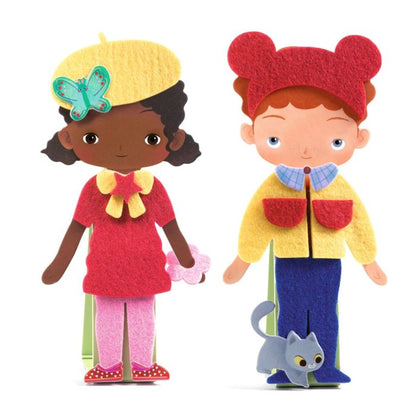 Djeco Felt Collage, Soft Dress-Up