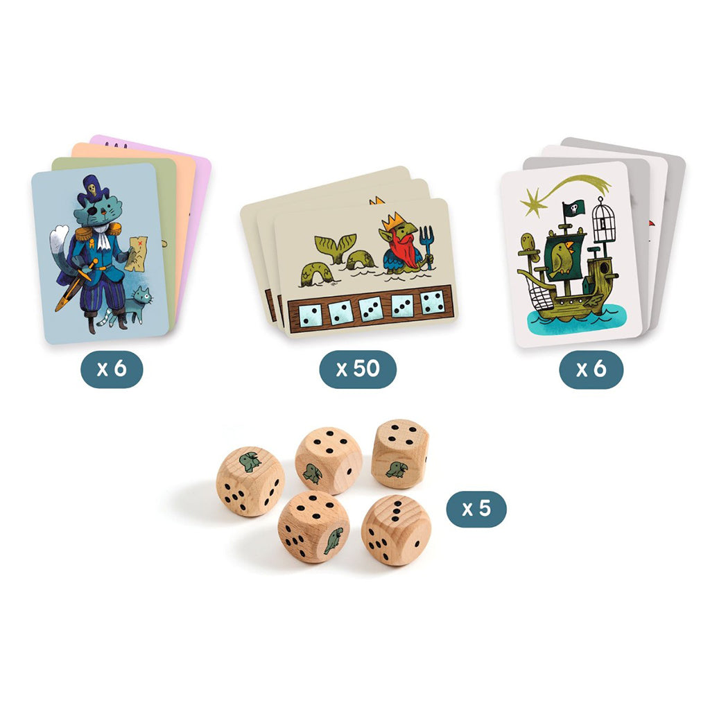 Djeco spil, Terningspil - Pirates &
