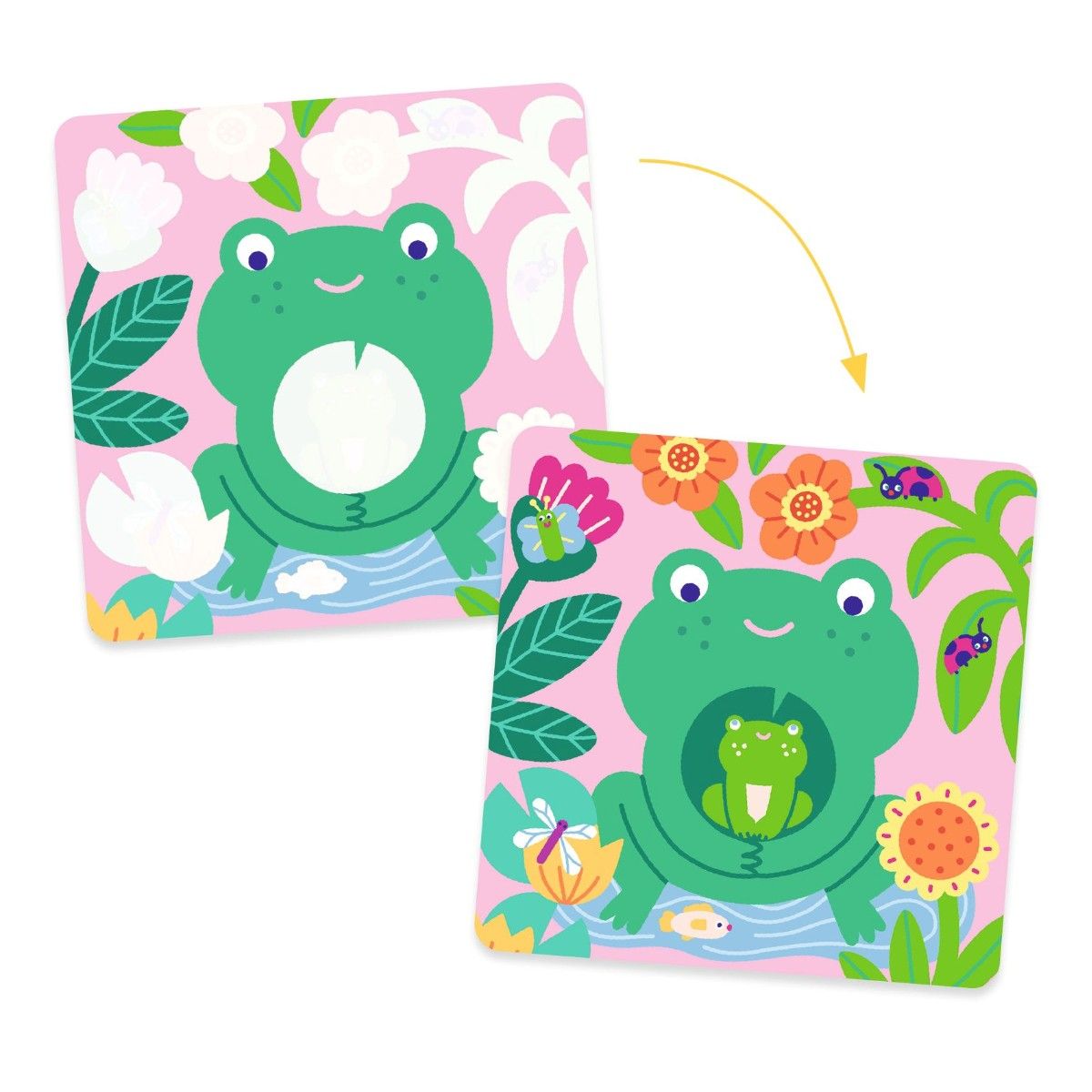 Djeco Water Painting, Peekaboo in the Garden – Suitable from 18 Months