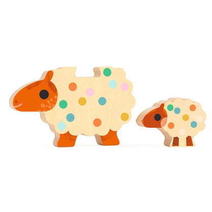 Djeco Puzz &amp; Play, Wooden Puzzle - The Family