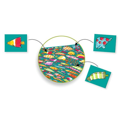 Djeco Game, Crazy Fishy-Fish - Observation Game