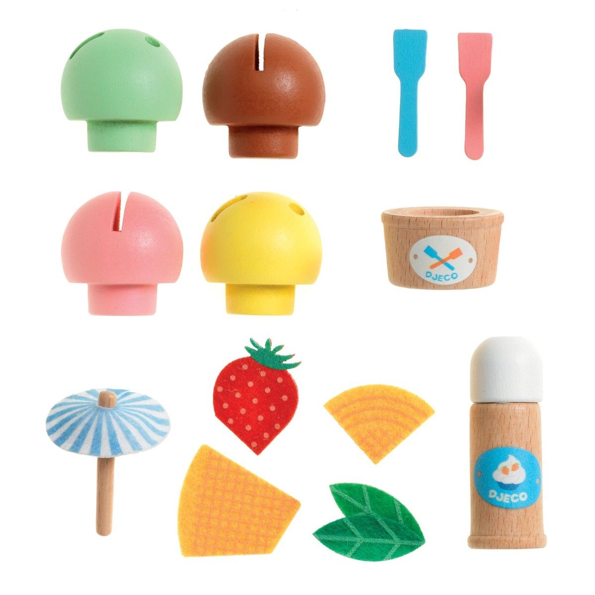 Djeco P’ti set, play food - Ice Cream