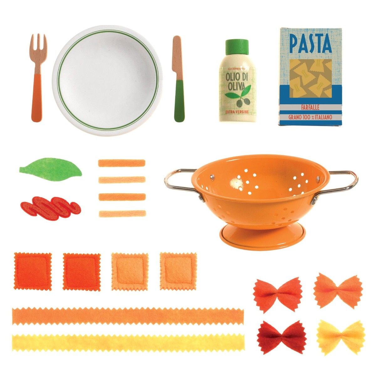 Djeco P’ti set, legemad - Italien