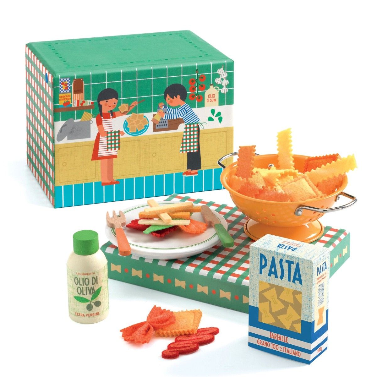 Djeco P’ti set, legemad - Italien