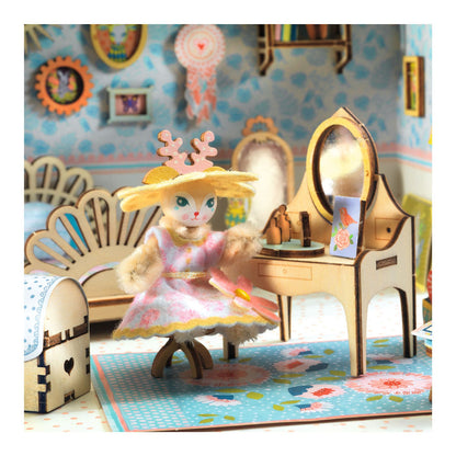 Djeco Mi House, DIY, miniature dukkehus - Alba