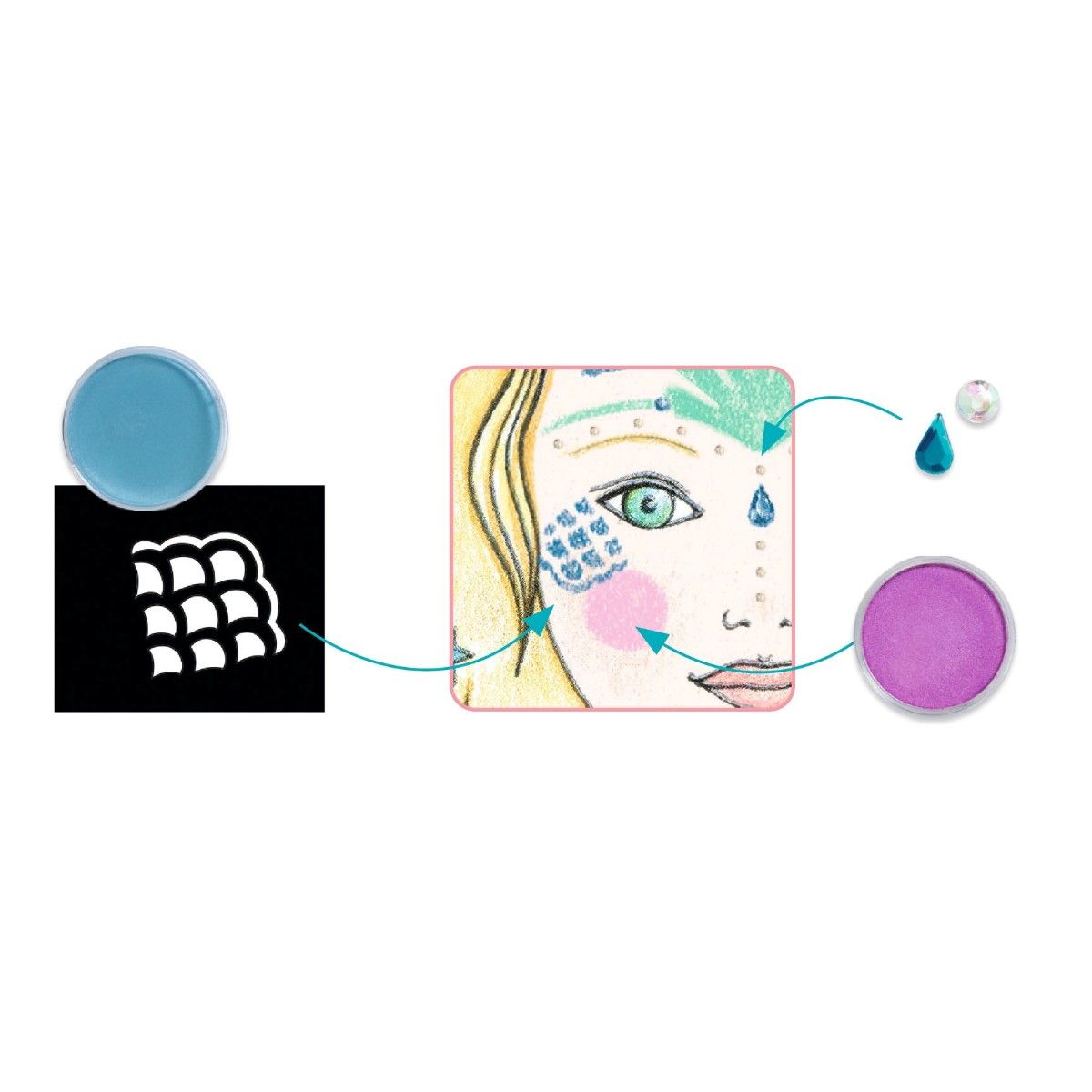 Djeco Face Paint – Pearly