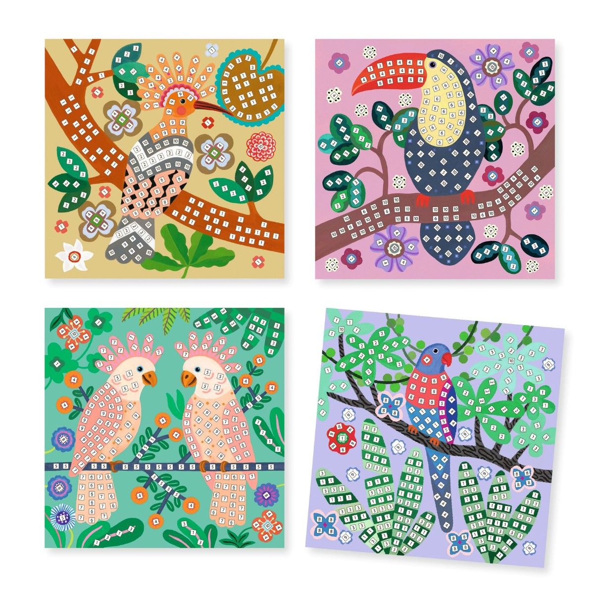 Djeco Mosaic, Birds of the Jungle
