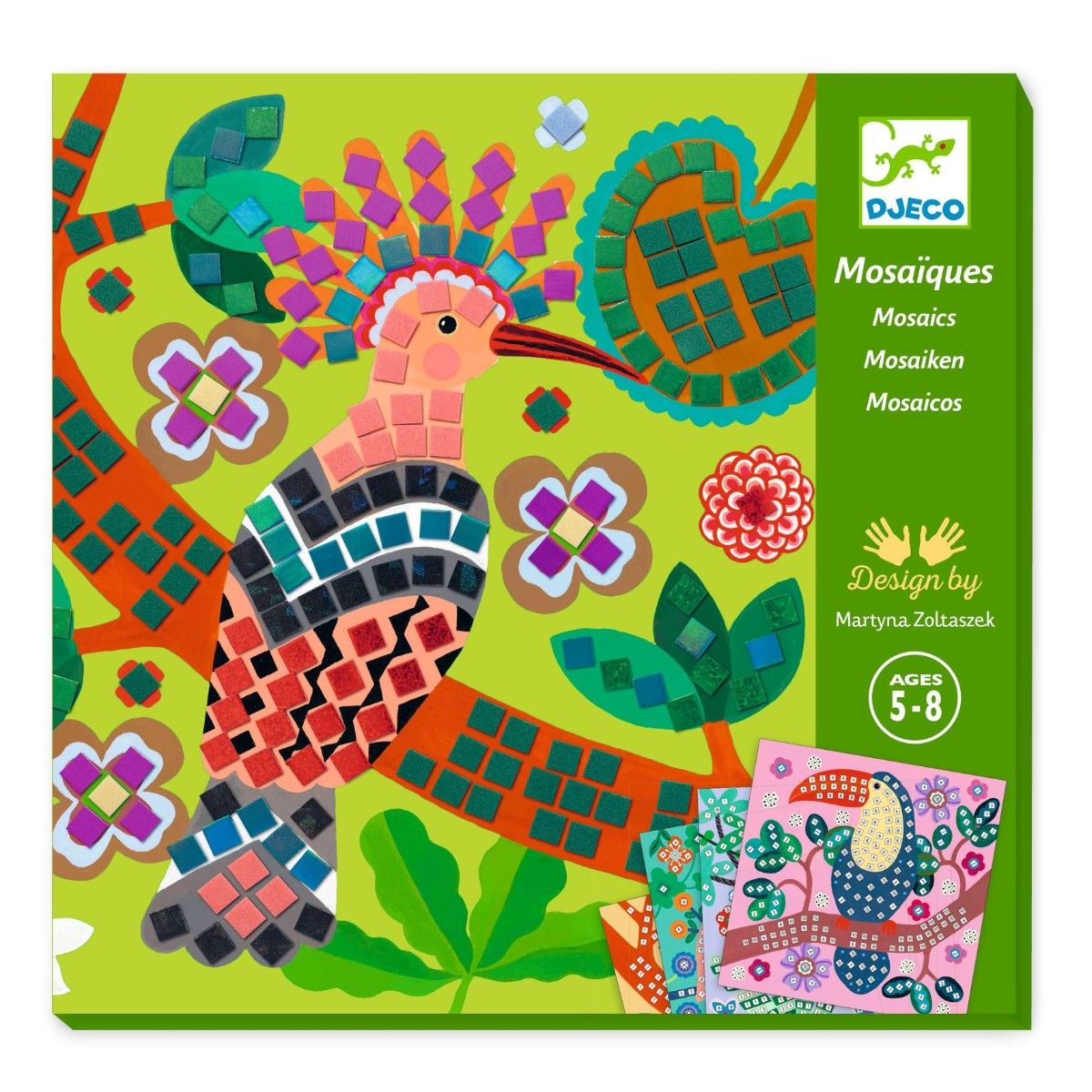 Djeco Mosaik, Junglens fugle