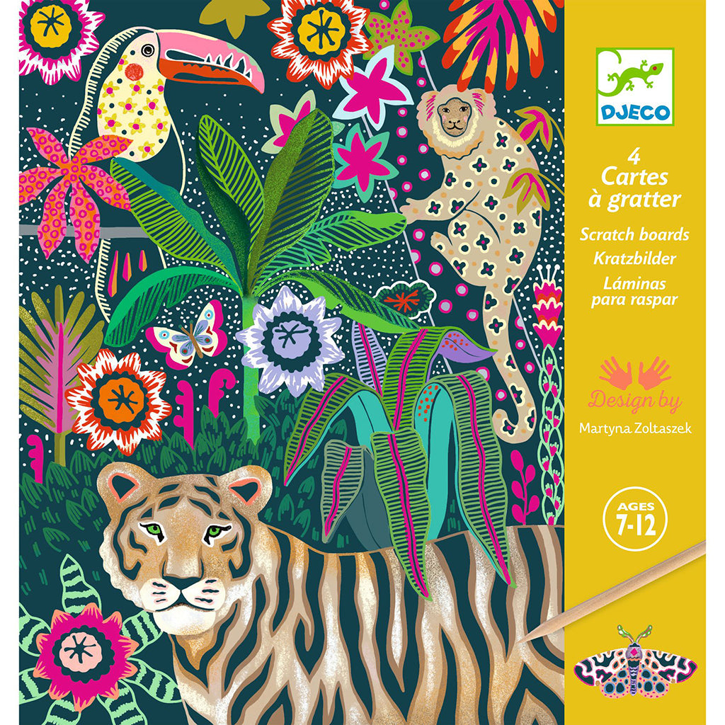 Djeco Scratch Cards, Rococo